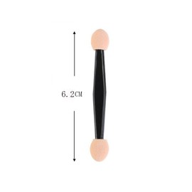 Eyeshadow Brush, Disposable Double Eyeshadow Brush, 100 Pieces, Sponge Tip, Double-Ended Type, Makeup Brush, Disposable Makeup Tool, Portable, Convenient to Carry, Makeup, Business Trips, Travel,