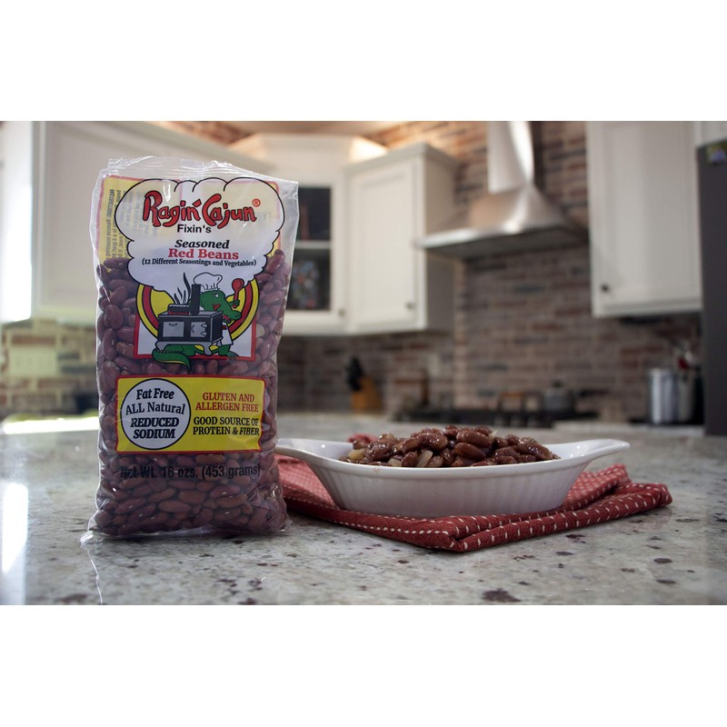 Seasoned Red Beans 16 oz Ragin' Cajun (Pack of 1)