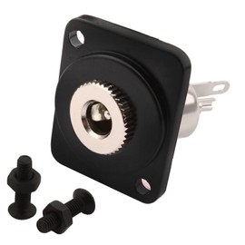 RUNCCI-YUN 5.5 x 2.5 mm DC Hollow Plug 2 Pin DC Panel Mount Plug DC Power Jack Socket DC5525 Soldering Socket Female Panel Mount Connector 5.5 x 2.5 mm DC Connector Low Voltage Connector