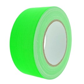 varivendo Neon Tape 19 mm x 25 m Fabric Tape Matt Fluorescent (Neon Green 19 mm x 25 m)