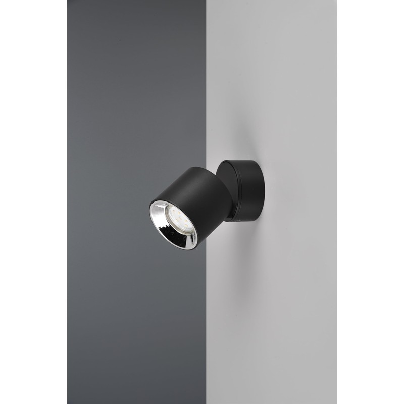 Trio Leuchten Guayana 651000132 Recessed and Surface-Mounted Light Metal Black