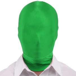 BOLLUMA Photography Chromakey Green Mask Hood, Invisible Effect Background Green Screen Mask for Photo Studio Video Special Effect Live Streaming