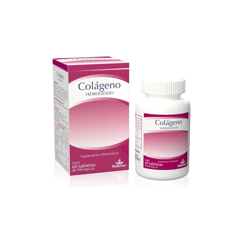 Colágeno Hidrolizado 700 Mg Naturex C60 Tabletas