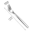 Berglander Dinner Forks of 12, Stainless Steel Modern Fork Set,