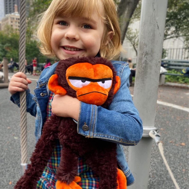 YOTTOY Contemporary Collection | Grumpy Monkey Soft Stuffed Plush Toy