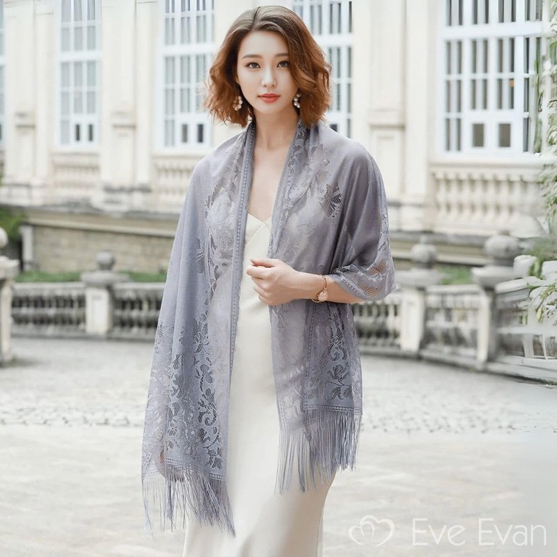 Evan EE01 Women's Stole, Lace, Formal, Weddings, After-parties, Congratulations, Condolences,