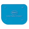 Corner Radius Card Template by Maker's Leather Supply, Blue