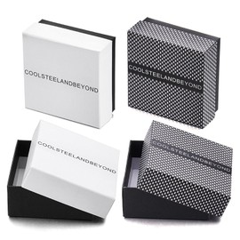 COOLSTEELANDBEYOND Thin Stainless Steel Twisted Cable Cuff Bangle Bracelet for Mens for Women