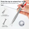Aoboo 3Pcs Grabbing Pen Nail Art Tools for Ombre Gel