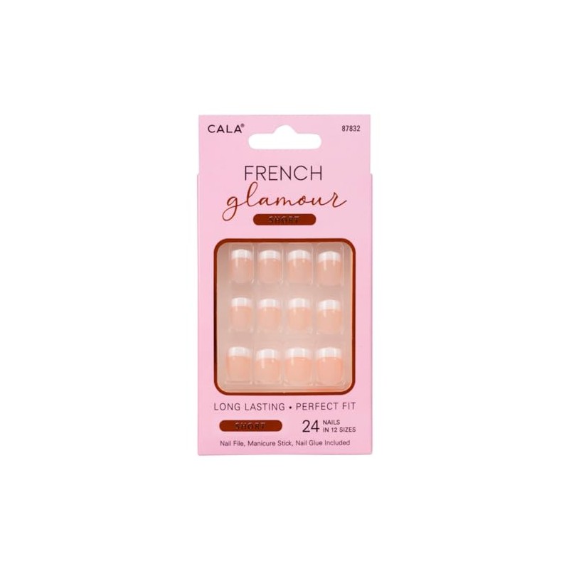 Cala French glamour 87832 - Kit de uñas de 24