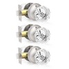 Orger 3 Pack Diamond Glass Door Knobs, Crystal Privacy Door
