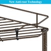 HuggieGems 3 Tier Floor Standing Corner Shower Caddy Organizer Shelf
