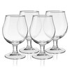 True Classic Tulip Beer Glasses, Sparkling Clear Drinking Glasses for