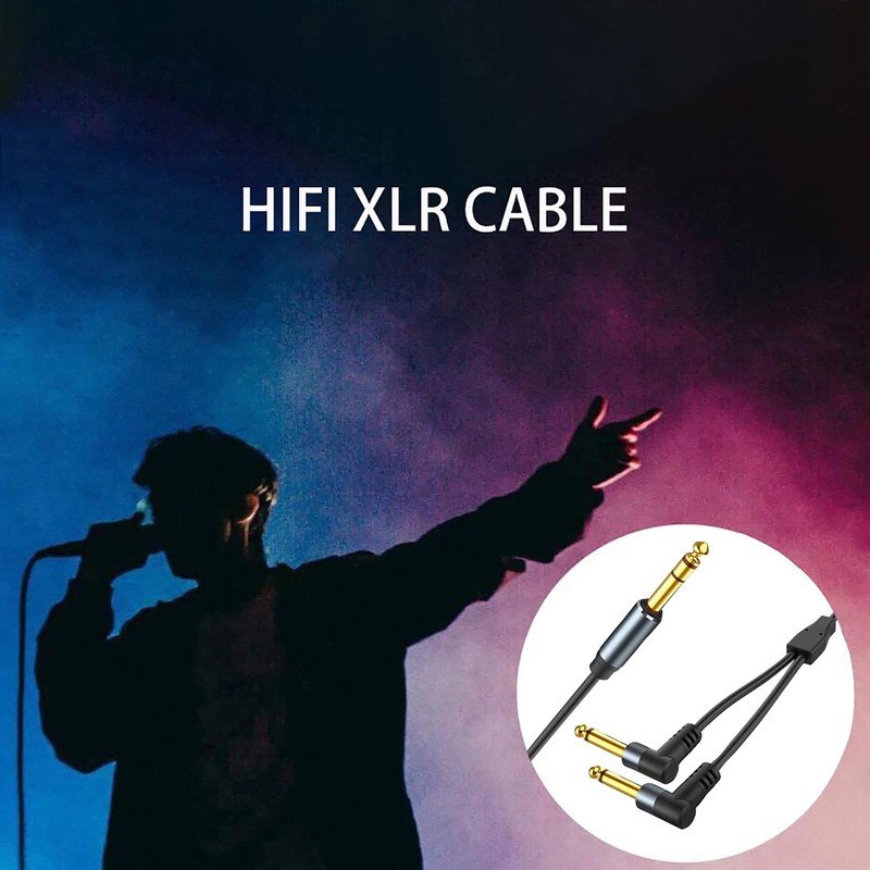Tunghey 1/4 Insert Cable - TRS Stereo to Dual Right