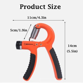 Pack of 2 Hand Trainer Forearm Trainers, Adjustable Resistance 10-60 kg, Grip Strength Trainer with Non-Slip Handle, for Athletes and Hand Restoration