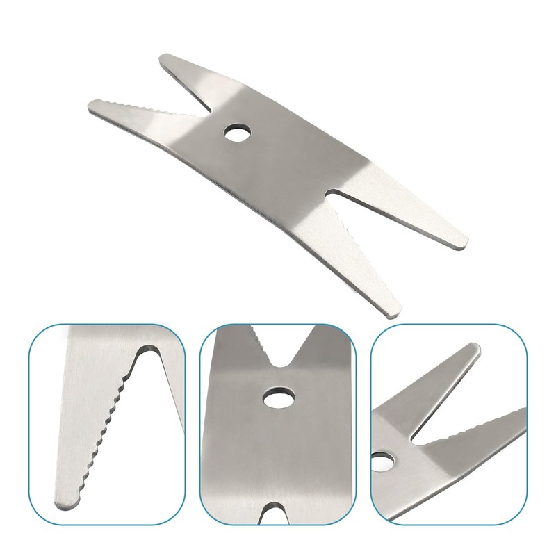Piutouyar Silver Guitar Spanner Wrench, Stainless Steel Guitar Bass Spanner