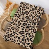 Walmsco Tablecloth Brown Leopard Pattern Decor For Dining Room Kitchen