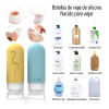 Contenedores De Viaje, Botella Viaje De Silicona,17piezas