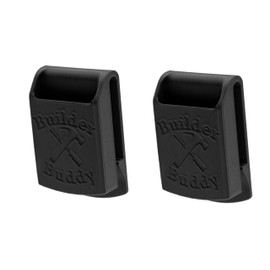 Builder Buddy Minimal Tool Holster - 2X Pack - for Impact Driver, Drill, Tape Measure Tool Holder, Belt Clip
