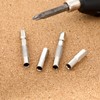 4 Pcs Drill Bit Adapter, 1/4 to 4mm Bit Adapter,