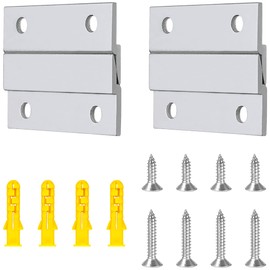 4 PCS Picture Frame Hanging Z-Clamps,Z-Shaped Metal Interlocking Bracket Set, French Cleat for Hanging Mirrors, Pictures, Shelves, Whiteboards, and Art Frames (2 Inch)