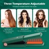 Cordless Hair Straightener, 2 in 1 Portable Mini Ceramic Flat