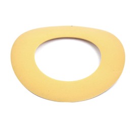uxcell Air Compressor Compression Piston Ring Replacement Part 76mm OD 44mm ID 0.6mm Thickness, Yellow