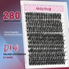 Mayhug Lash Extension Set, 50D Eyelash Extensions Set, 9-16 mm
