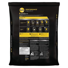 Miracle-Gro Performance Organics All Purpose Container Mix - Organic and Natural Plant Soil, Feed for Up to 3 Months, For Vegetables, Flowers, and Herbs, Use in Indoor and Outdoor Containers, 1 cu. Ft