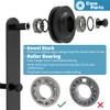 ZEKOO 6.6FT Single Track Bypass Sliding Barn Door Hardware Kit