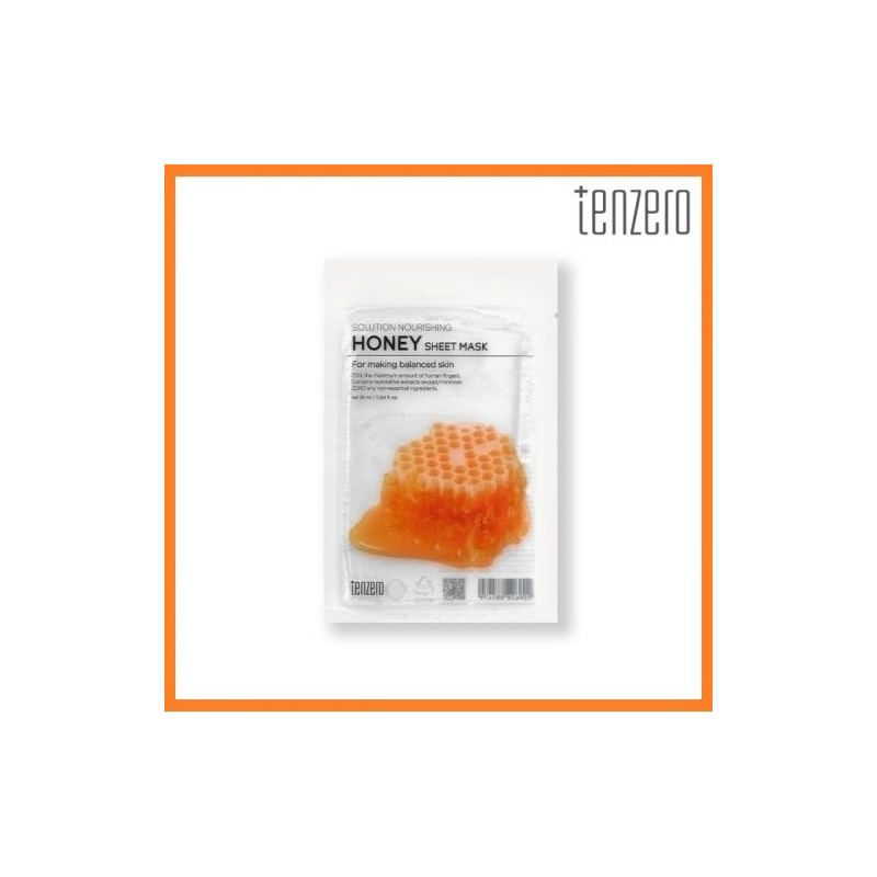 ten zero [Ten Zero] x Solution Nourishing Honey Sheet Mask