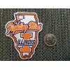 Unbranded Illinois Fighting Illini Vintage Embroidered Iron On Patch 3.25”