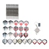 12Pcs Dart Set Stainless Steel Tip Anti Fall Competitive Entertaining