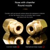Lokkr 3D Printer Brass Extruder Nozzles Set, 20PCS Brass MK8