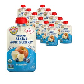 Earth's Best Organic Banana Apple Blueberry Pouch, 3.5 oz (Pack of 12)