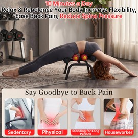 Flexella Mini Inversion Table, Spinal Decompression Table Rollers