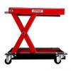 Extreme Max 5001.5059 Wide Motorcycle Scissor Jack with Dolly -