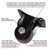 FactorDuty 1.5 inch Heavy Duty Polyurethane Caster Wheels Rigid Fixed