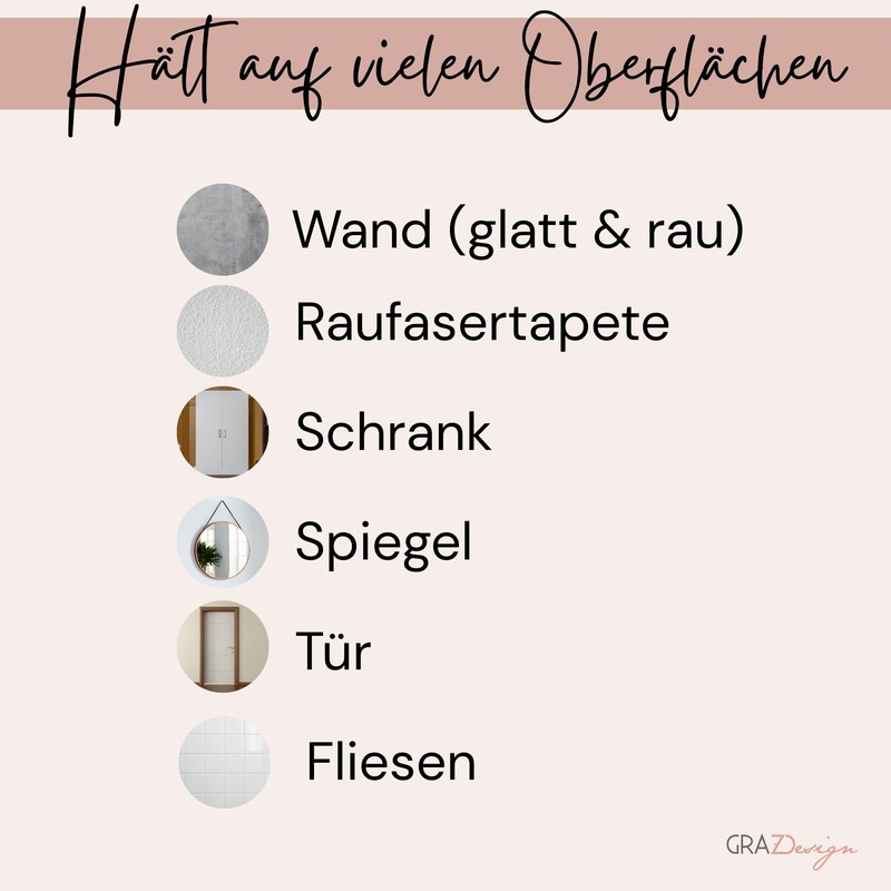 GRAZDesign Wall Sticker Fish Set – Decorative Bathroom Wall Sticker,