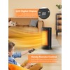 Faryuan Space Heaters for Indoor Use, 1500W Fast Heating Oscillating