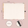 NOTIQUE Polka Dot Notebook with Elastic Band, 13 x 21