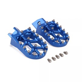 JFG RACING Foot Pegs Footpegs Footrest Foot Pedals CNC For YZ80 YZ125 YZ250 XT250 WR200/250