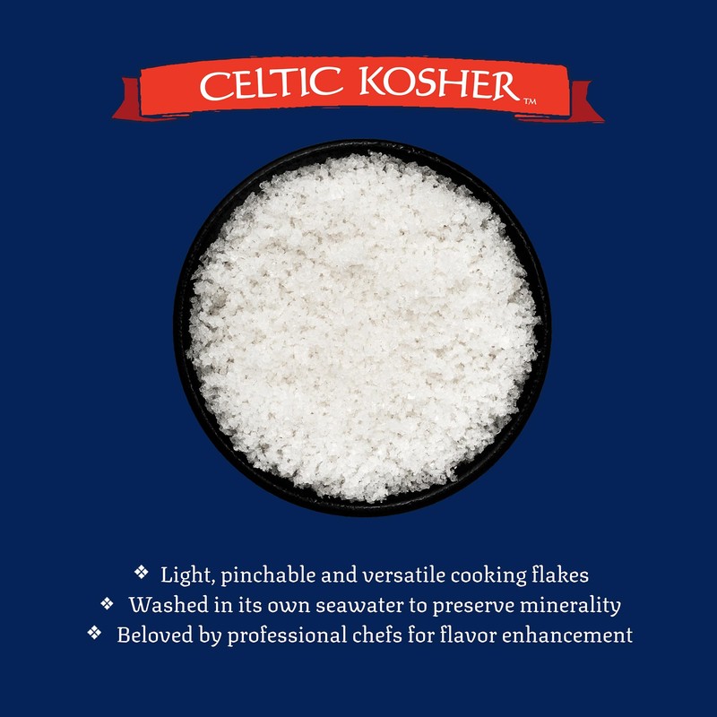 Celtic Sea Salt Kosher – Unrefined Sea Salt, Chef Trusted,