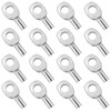 LJZP 16Pcs Wire Rope Eyelets Replacement End Terminal for 5mm/6mm