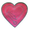 Heart Stethoscope Design Iron On Patch - Great for Doctors