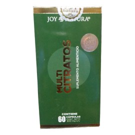 Multi Citratos 60 Cáps Joy Natura Sistema Inmune Y Nervioso Sabor N/a