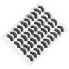 20 Pairs Makeup False Lashes Salon Long Curly Thick ThreeDimensional