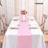 YMHPRIDE 6 Pack Pink Table Runner Satin Table Runner, 12x72