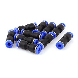 10Pcs Pneumatic Air 2 Way Quick Fittings Straight Push In Connector 4mm Tube Hose