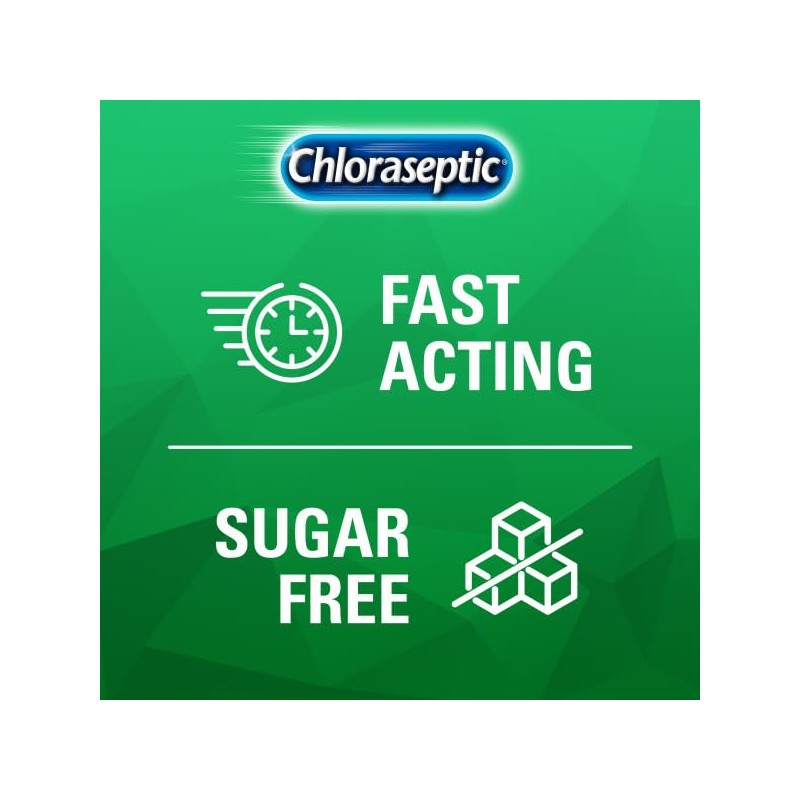 Chloraseptic Sore Throat Spray, Menthol, 6 fl oz (Pack of